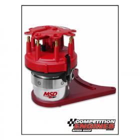 MSD-8510  MSD Front Drive Distributor, Chev SB, must be used with a Jesel or Comp Cams Camshaft Belt Drive Kit and an MSD Flying Magnet Crank Trigger.